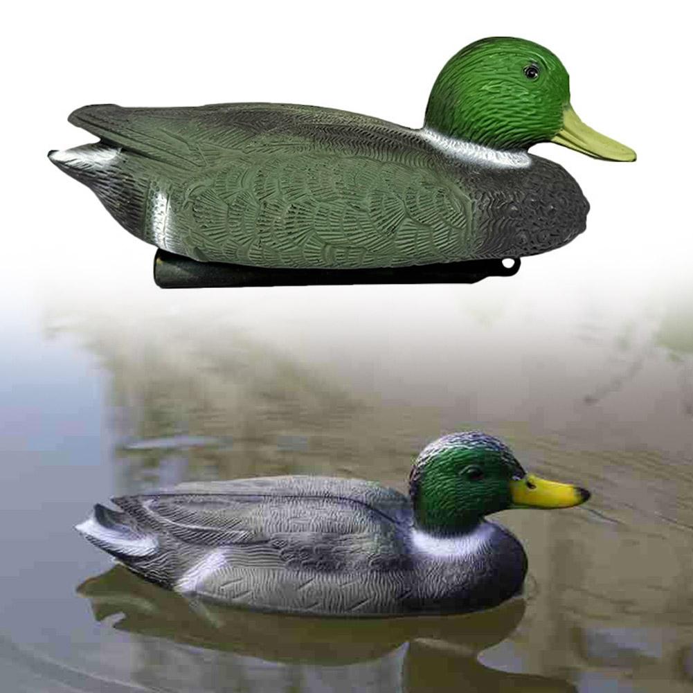 Decoy Duck Plastic - بطة صيد عائمة واقعية للزينة الخارجية