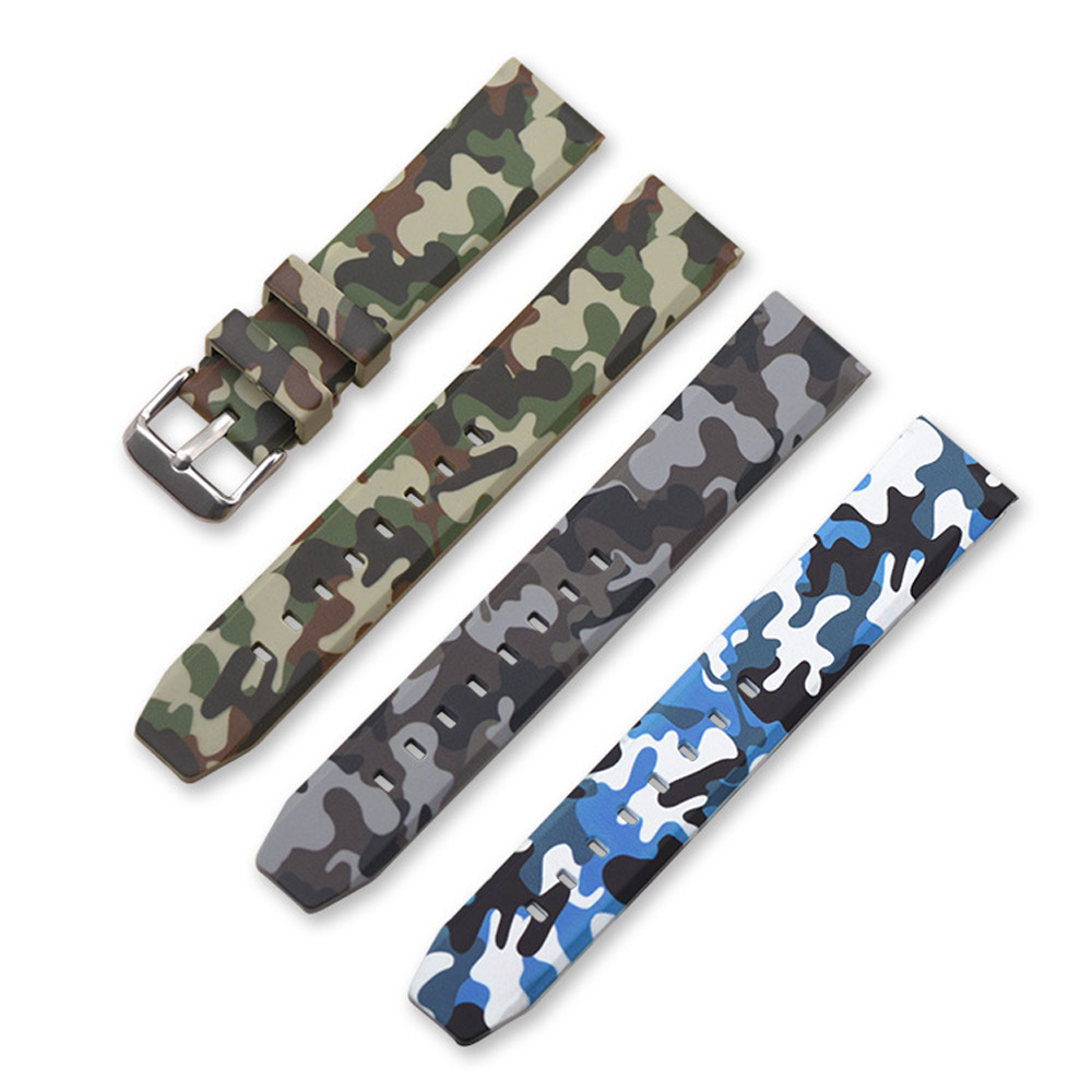 Hunting Outdoor Watch - العالمي التمويه ساعة سيليكون حزام الجيش