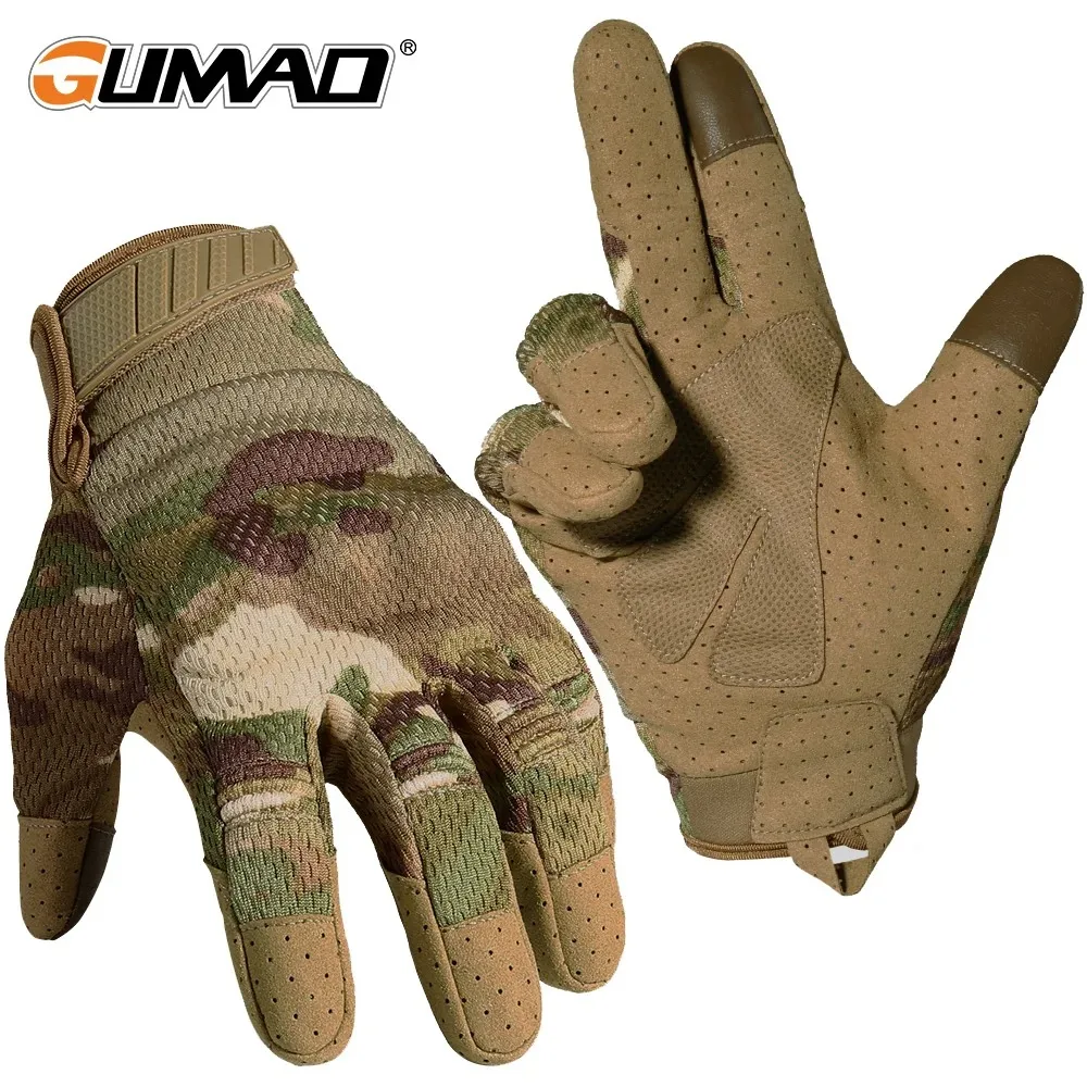 Outdoor Hunting Gloves - كامو شاشة تعمل باللمس قفازات التكتيكية