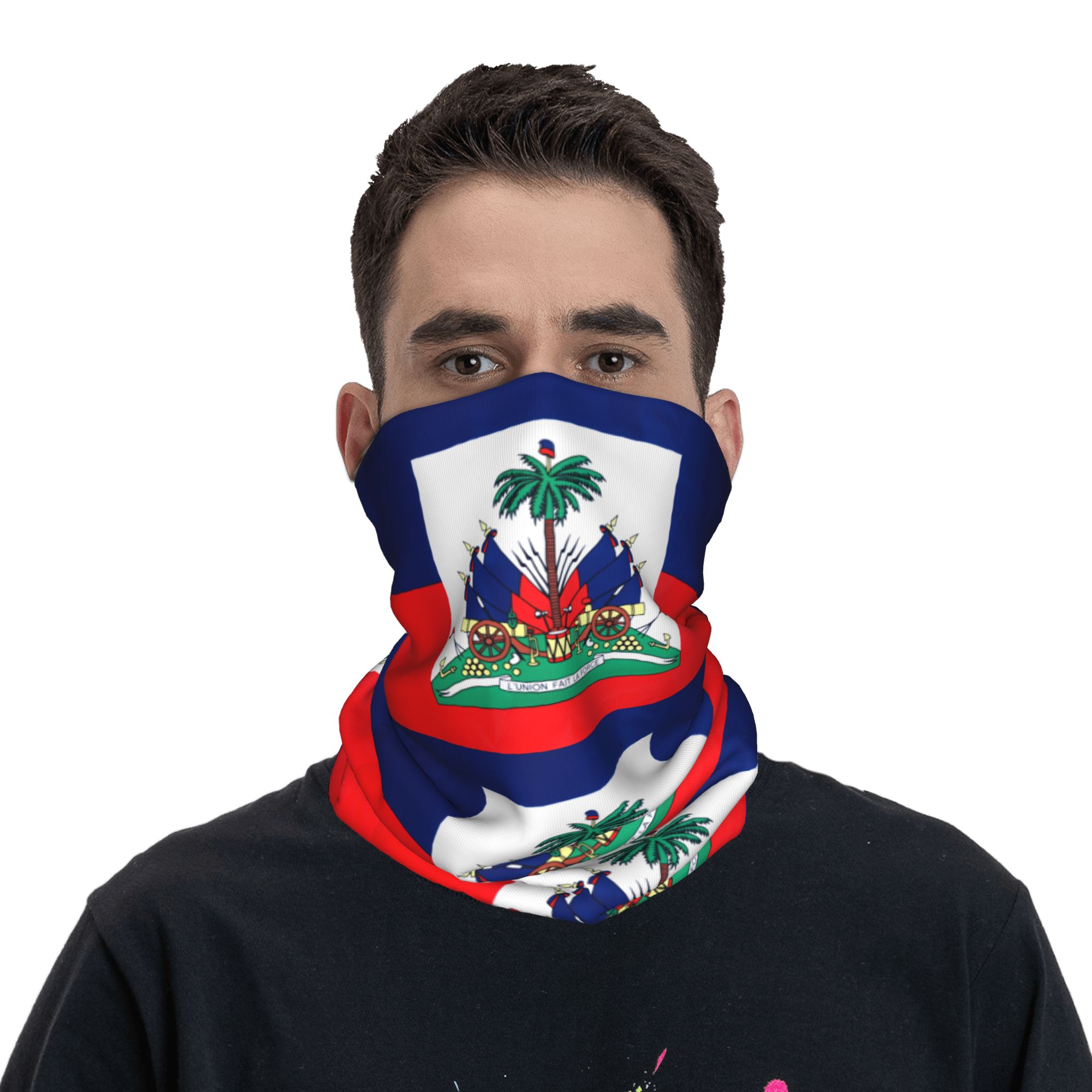 Outdoor Hunting Prints - قناع وجه رياضي خارجي بتصميم علم