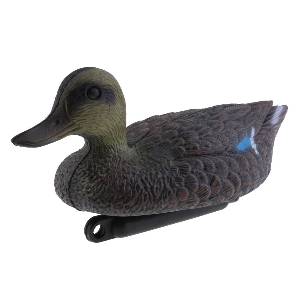 Decoy Duck Plastic - مجسم بطة ماندرين بلاستيكي بالحجم الطبيعي،