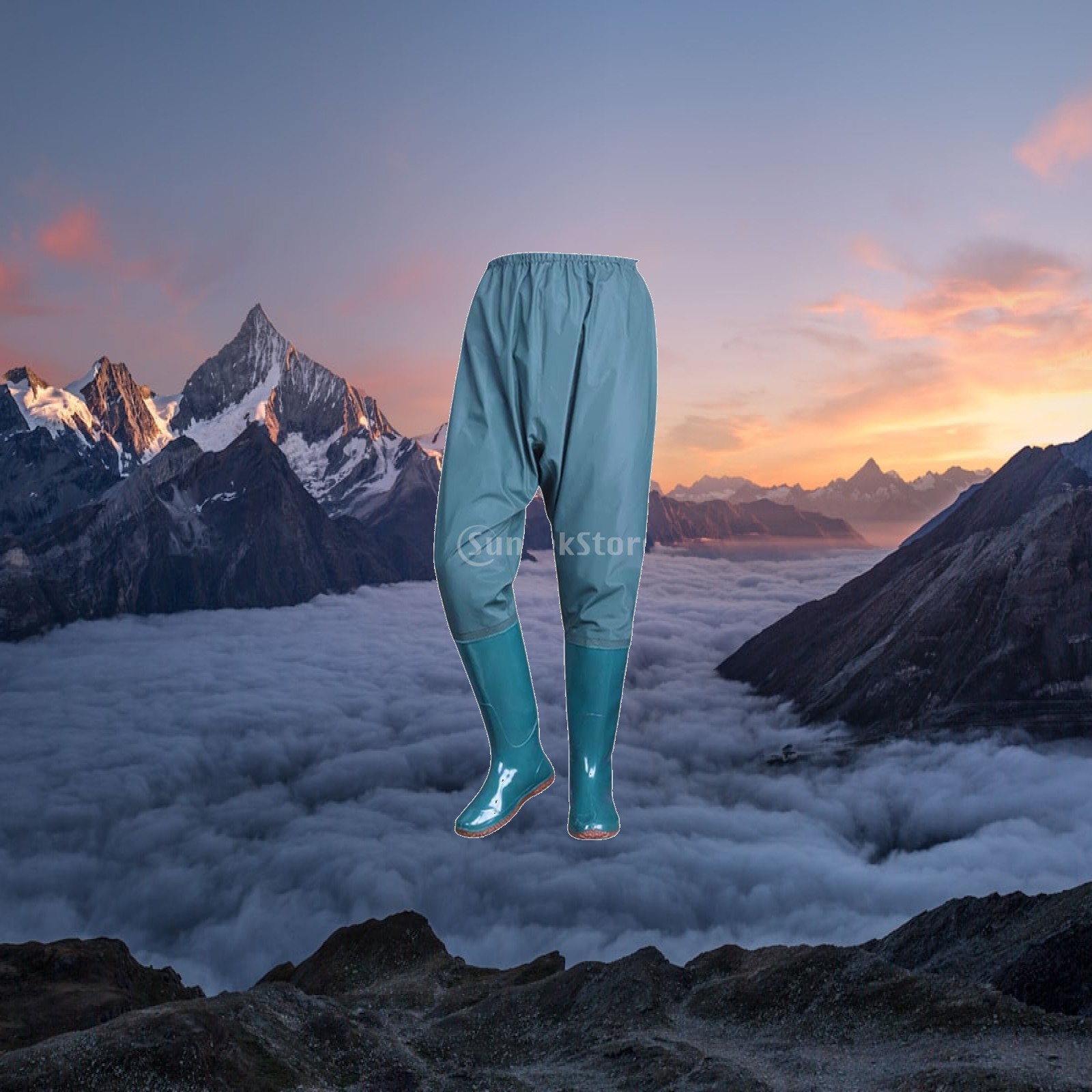 Fishing Waders Breathable - بنطلون صيد خفيف الوزن مقاوم للماء
