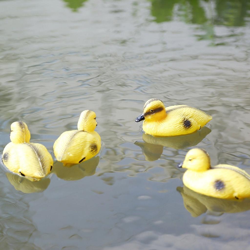 Decoy Duck Plastic - 5 قطعة بطة عائمة فراخ البط