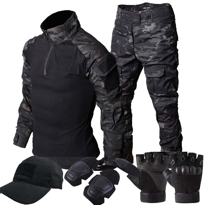 Hunting Outdoor Pants - RU كامو التكتيكية موحدة في الهواء