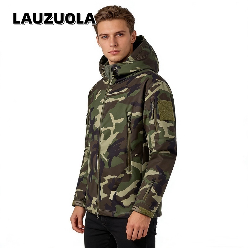 جاكيت رجالي مموه مقاوم للماء 2 - مراجعة Outdoor Hunting Hoodie وسعره