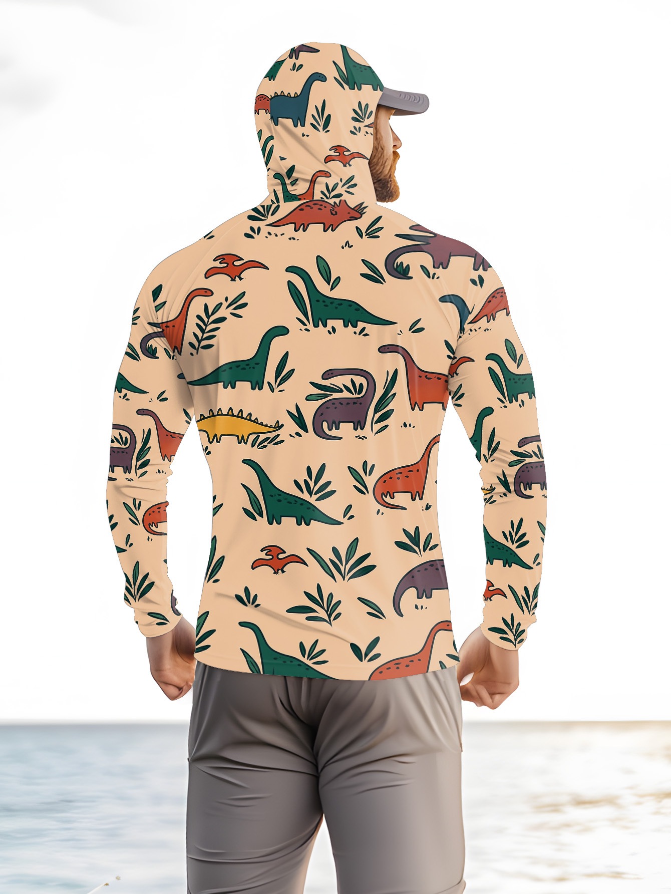 سترة صيد رجالية بغطاء للرأس وأ - مراجعة Outdoor Hunting Prints وسعره
