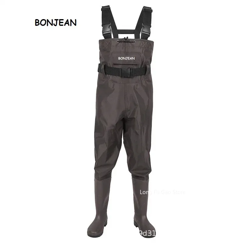 خواضون الصيد السراويل وزرة مع  - مراجعة Fishing Waders Breathable وسعره