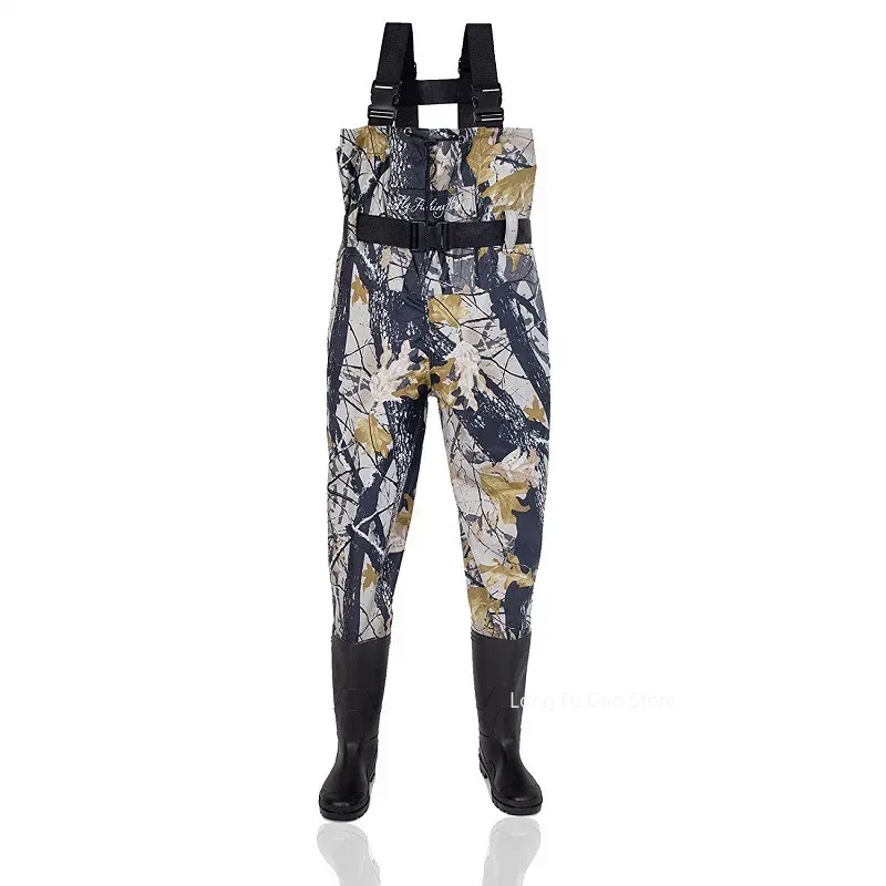 خواضون الصيد السراويل وزرة مع  - مراجعة Fishing Waders Breathable وسعره