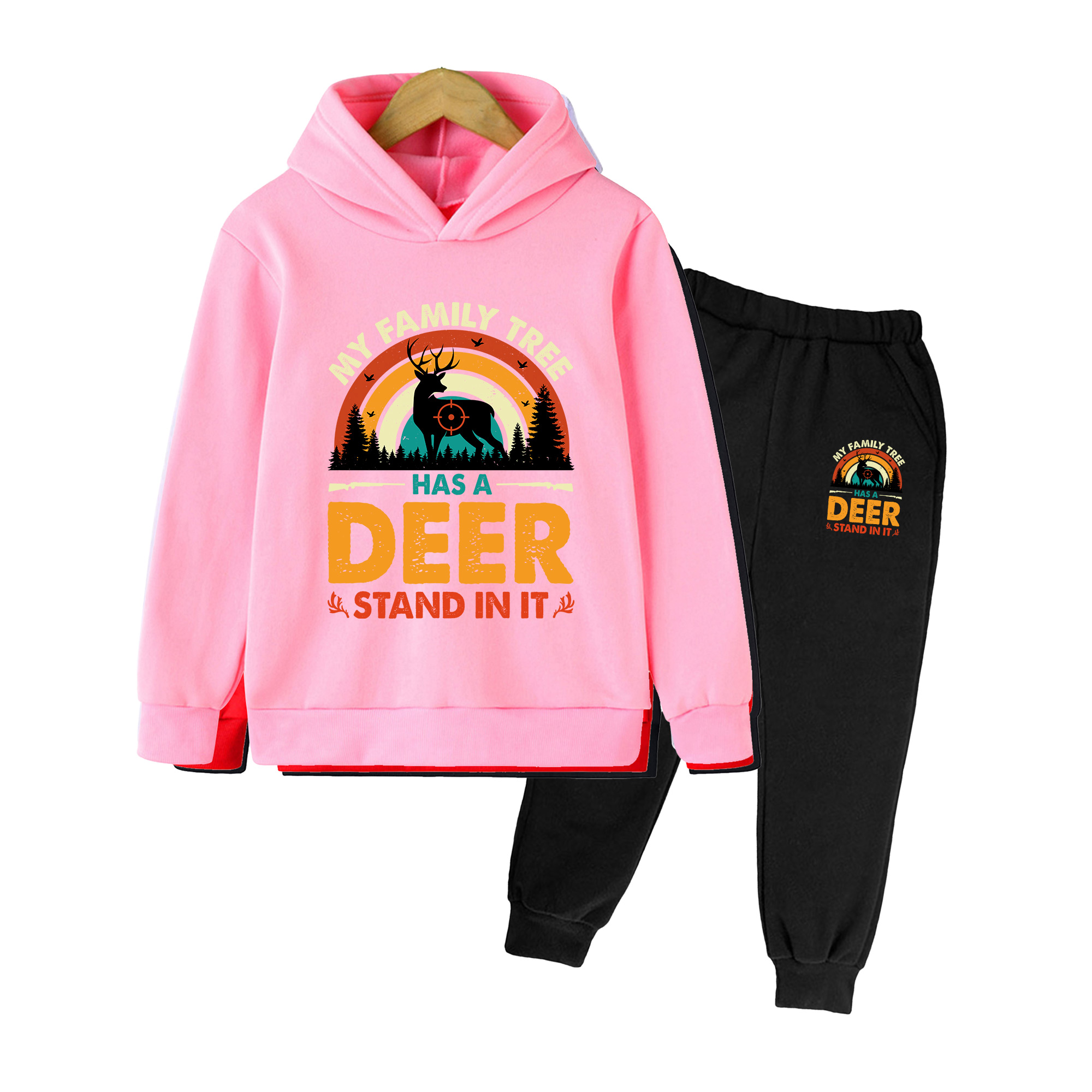 طقم هودي وبنطلون رياضي للأطفال - مراجعة Outdoor Hunting Hoodie وسعره