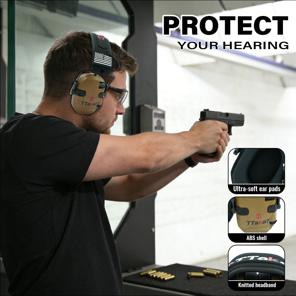 سماعات رأس إلكترونية للرماية ل - مراجعة Shooting Ear Muff وسعره