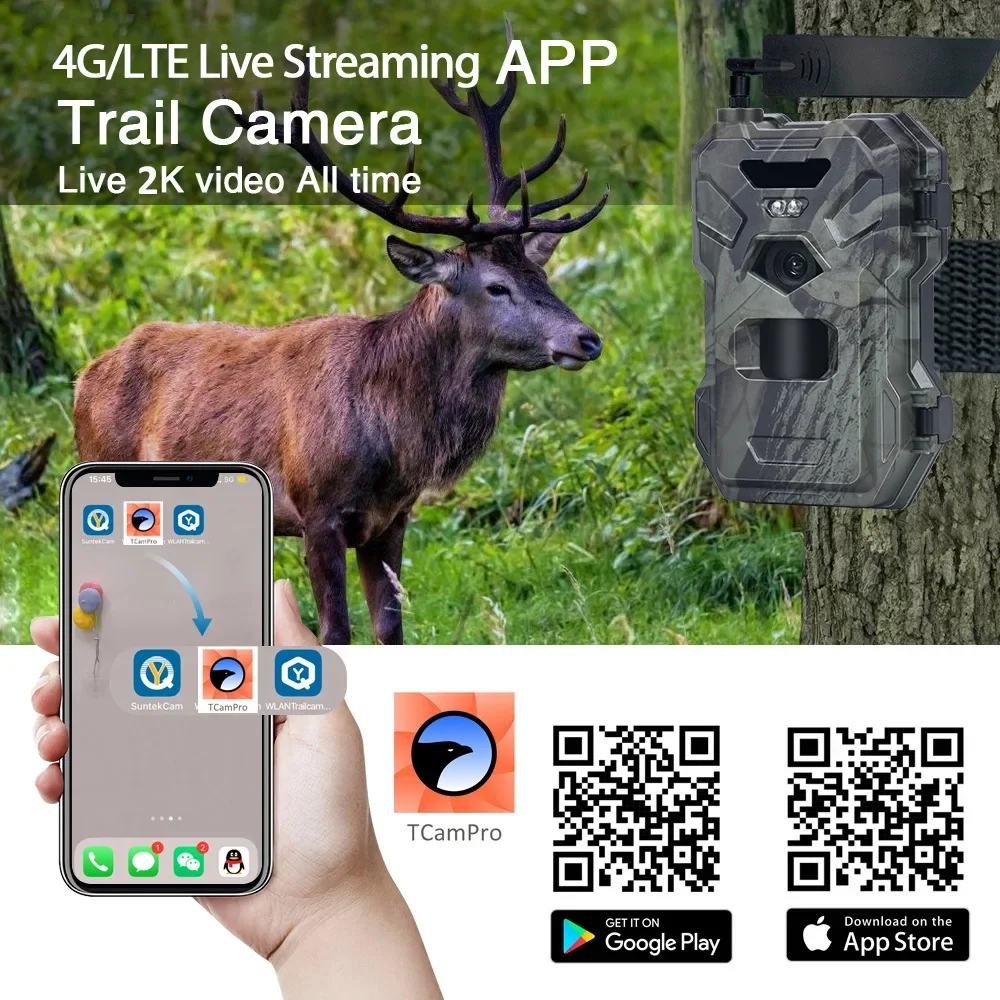 HC-880Pro 4G 30MP HD 2K للرؤية - مراجعة Outdoor Hunting Camera Wireless وسعره