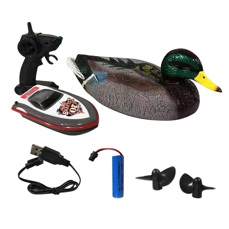 قارب البط ABJL V201 RC بتحكم ع - مراجعة Decoy Duck Plastic وسعره