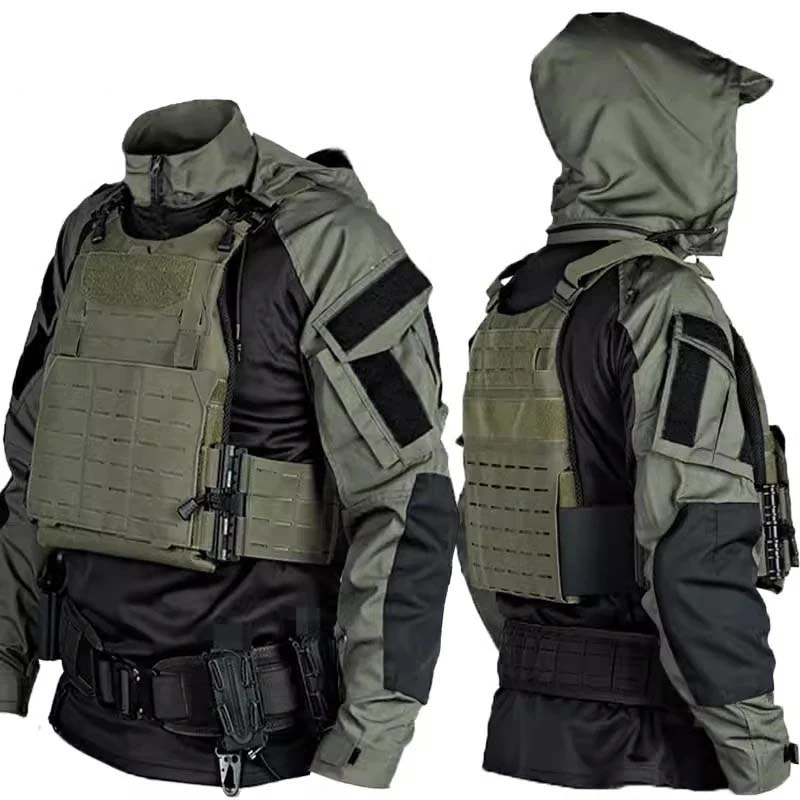طقم قميص وبنطلون تكتيكي للرجال - مراجعة Hunting Outdoor Pants وسعره