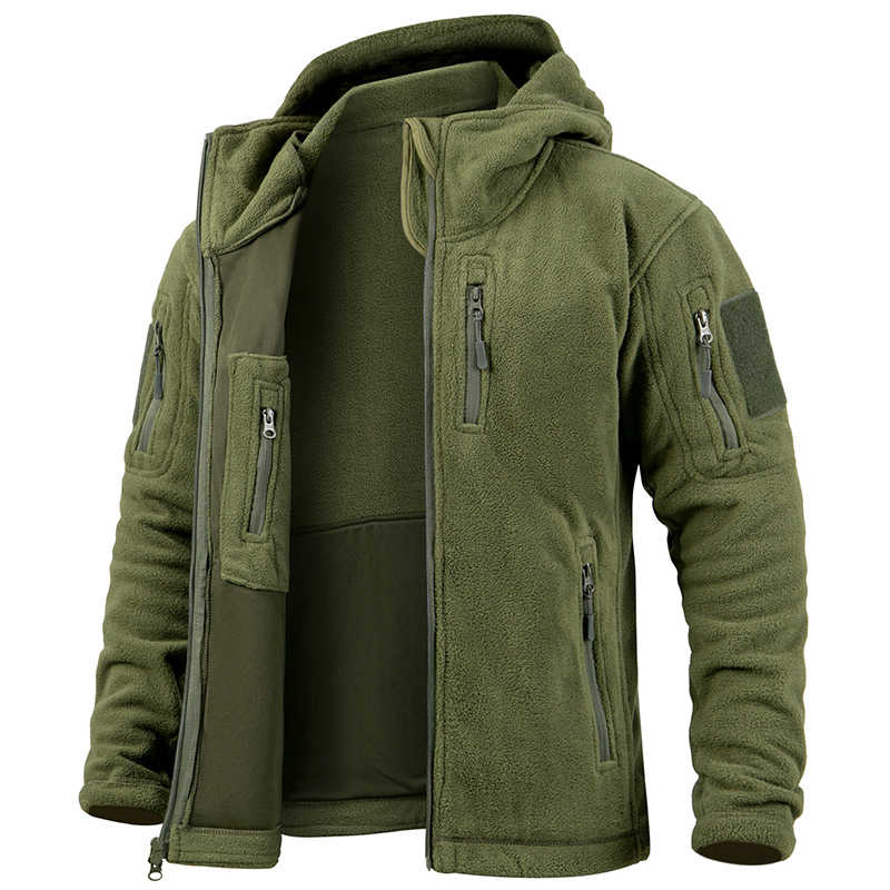 سترة صوفية تكتيكية للرجال شتوي - مراجعة Outdoor Hunting Hoodie وسعره