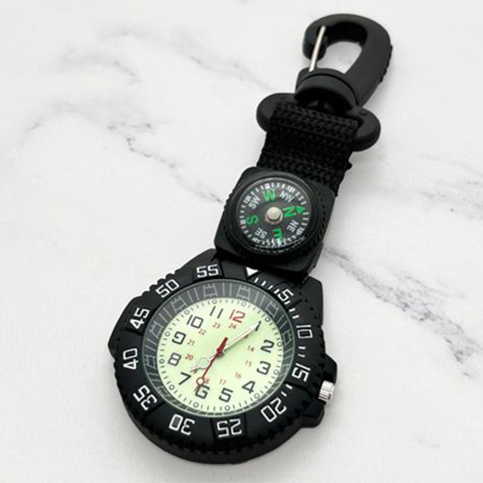 ساعة بوصلة مضيئة مقاومة للماء  - مراجعة Hunting Outdoor Watch وسعره