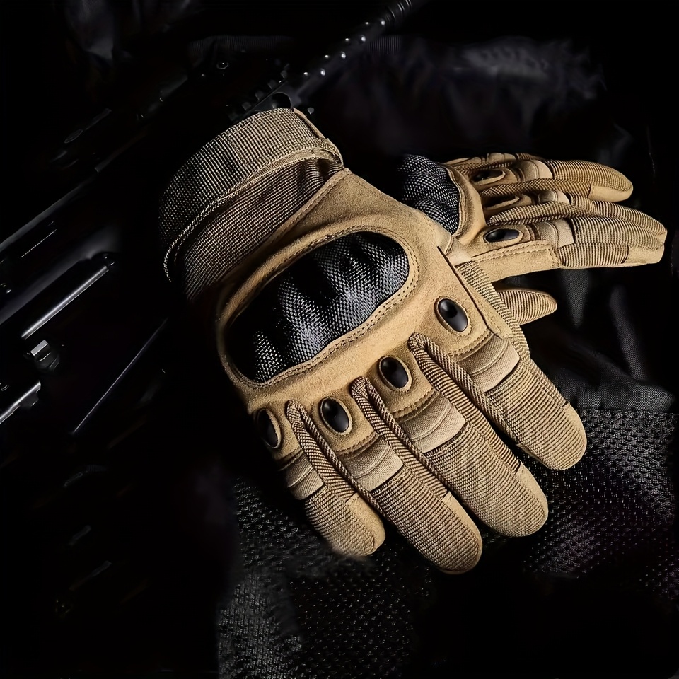 قفازات تكتيكية كاملة الأصابع ل - مراجعة Outdoor Hunting Gloves وسعره