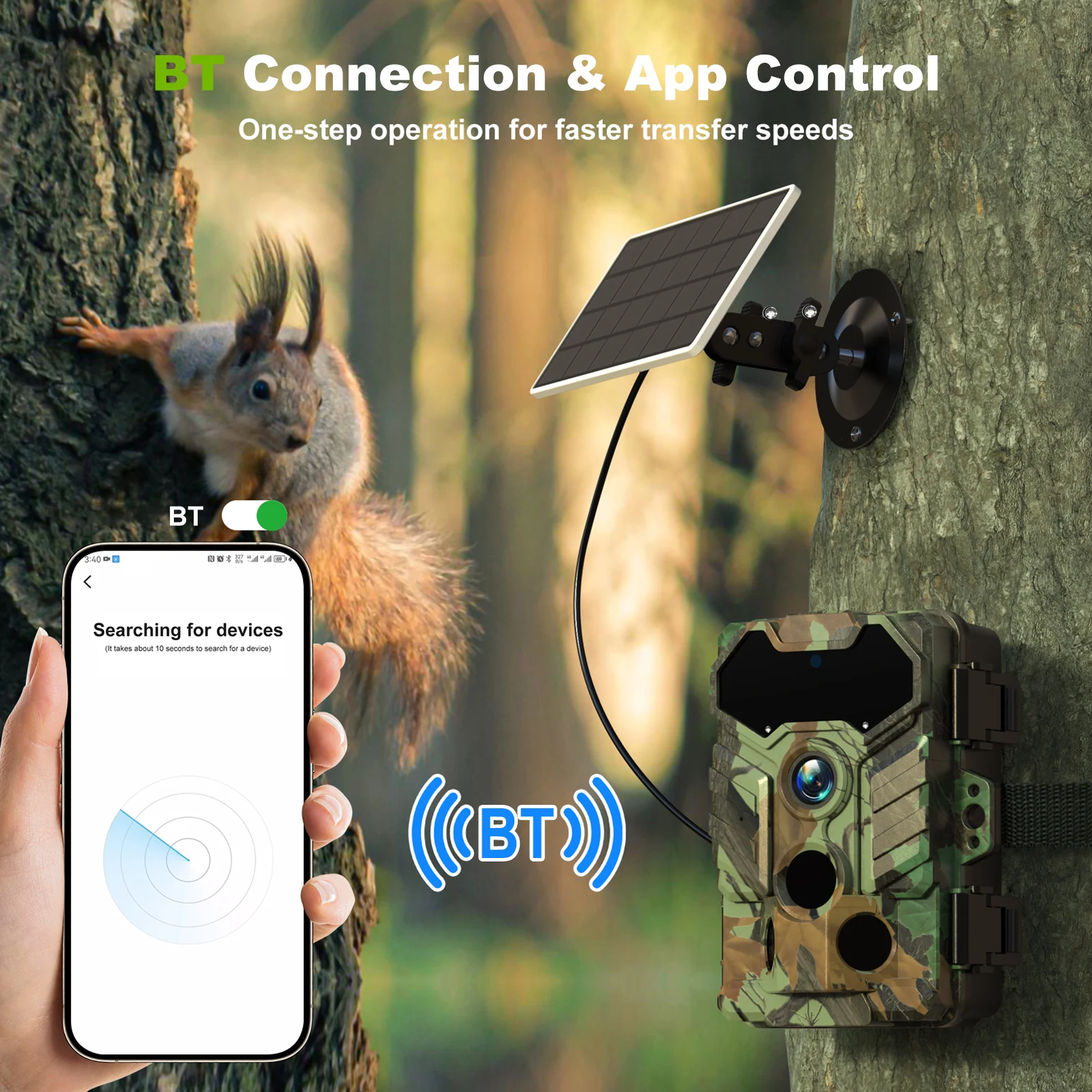 كاميرا تعمل بالطاقة الشمسية في - مراجعة Outdoor Hunting Camera Wireless وسعره