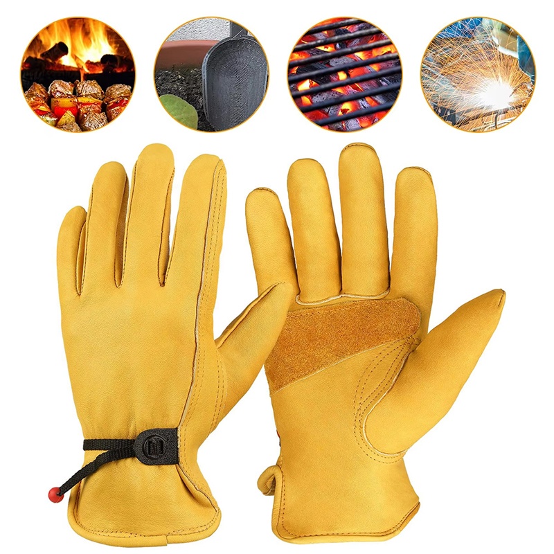 قفازات جلدية من جلد البقر قابل - مراجعة Outdoor Hunting Gloves وسعره