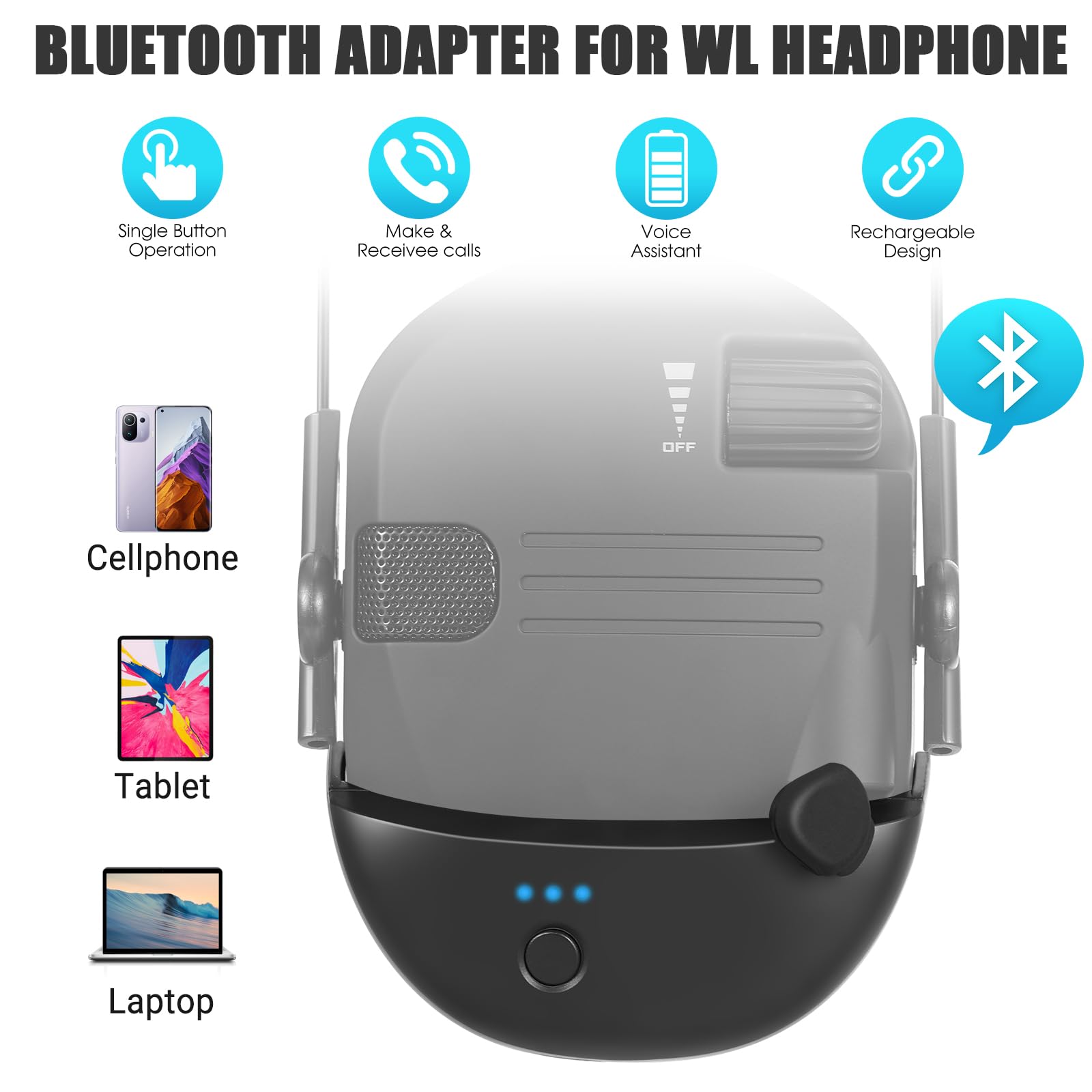 محول بلوتوث 5.1 قابل لإعادة ال - مراجعة Shooting Ear Muff وسعره