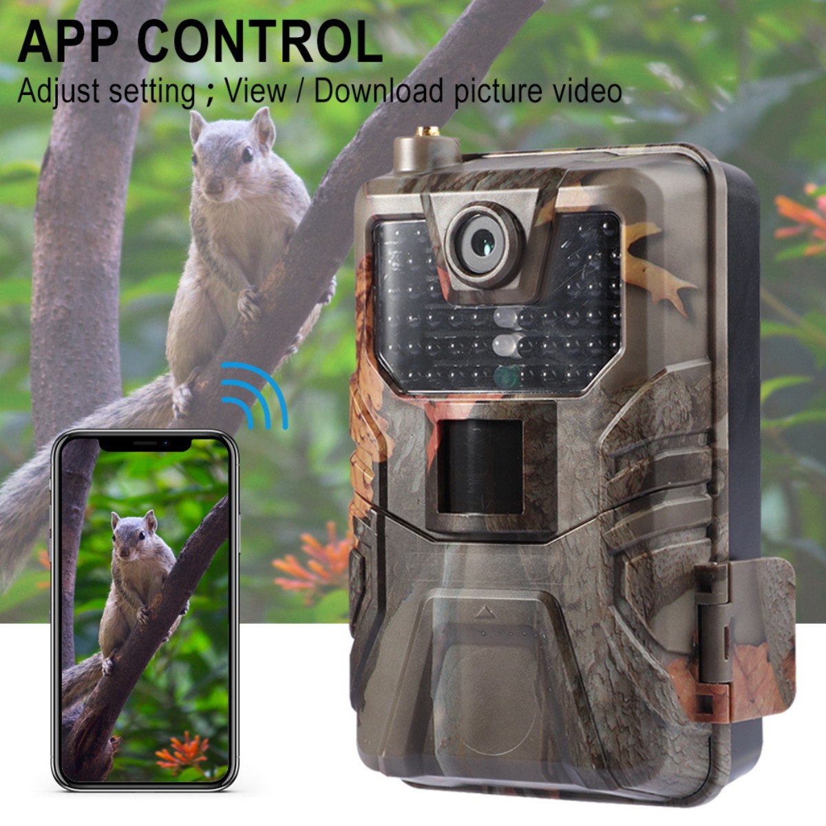 كاميرا صيد خارجية بدقة 4K مع و - مراجعة Outdoor Hunting Camera Wireless وسعره