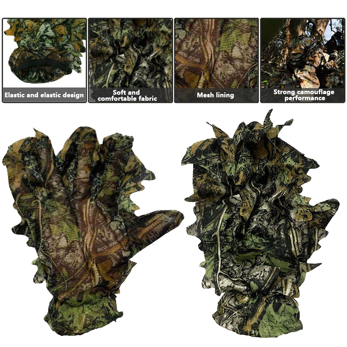 قفازات صيد ثلاثية الأبعاد بتصم - مراجعة Outdoor Hunting Gloves وسعره