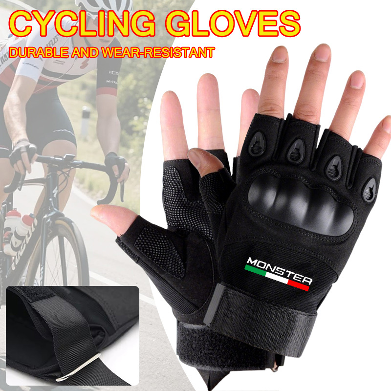 قفازات تكتيكية نصفية الأصابع ذ - مراجعة Outdoor Hunting Gloves وسعره